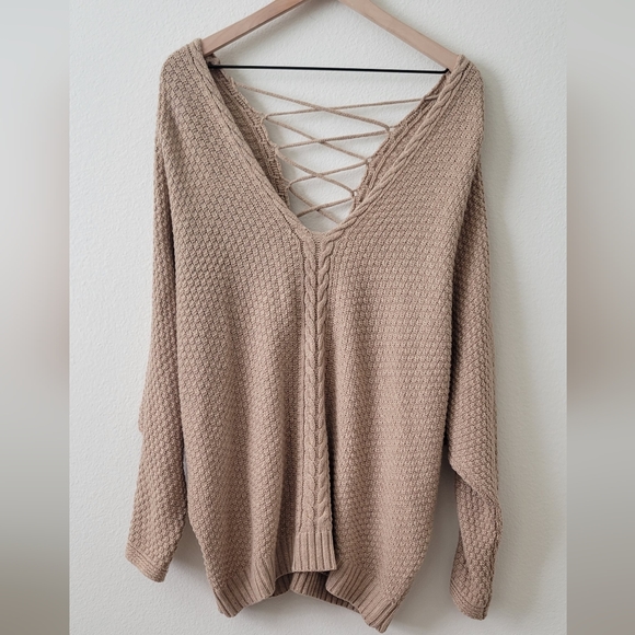 Oversized Chunky Knit Sweater by Cozy Casual - Picture 2 of 7